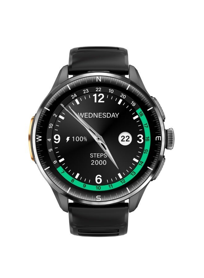 Domars Smart Watch For Men with 1.8" HD Touchscreen Fitness Tracker with Bluetooth Calling, Fitness Watch with Heart Rate/Sleep Monitor Sports, IP68 Waterproof Smartwatch for Android（Black） - Image 2